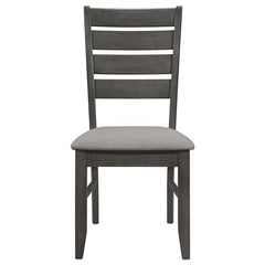 Dalila 5-piece Rectangular Dining Set Grey and Dark Grey - 102721GRY-S5