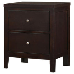 Carlton 2-drawer Rectangular Nightstand Cappuccino - 202092