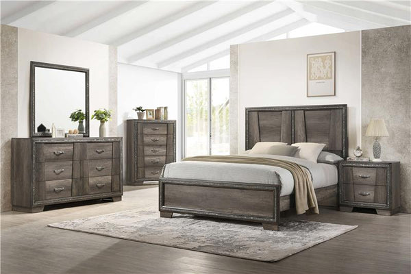 Janine 5-drawer Bedroom Chest Grey - 223555