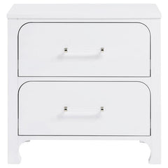 Anastasia 4-piece Eastern King Bedroom Set Pearl White - 224751KE-S4