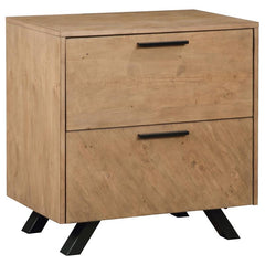 Taylor 2-drawer Nightstand Light Honey Brown - 223422