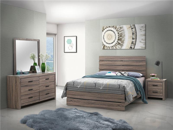 Brantford 4-piece Queen Bedroom Set Barrel Oak - 207041Q-S4