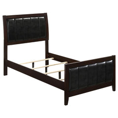 Carlton 5-piece Twin Bedroom Set Cappuccino - 202091T-S5
