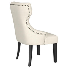 Baney Upholstered Parson Dining Side Chair with Tufted Back Beige - 115572