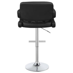 Brandi Adjustable Bar Stool Black and Chrome - 102555