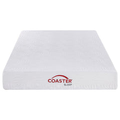 Keegan 8" Twin Long Memory Foam Mattress White - 350063TL