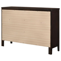 Carlton 6-drawer Rectangular Dresser Cappuccino - 202093