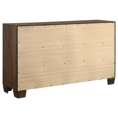 Brandon 5-piece Eastern King Bedroom Set Warm Brown - 205321KE-S5