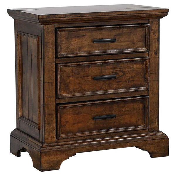 Elk Grove 3-drawer Nightstand Vintage Bourbon - 203892