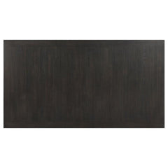 Elliston Rectangular Counter Height Dining Table with Storage Shelves Dark Grey - 121168