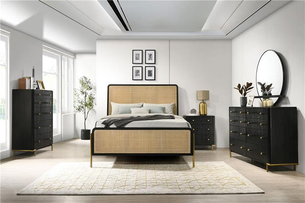Arini 8-drawer Dresser with Mirror Black - 224333M