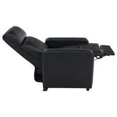 Toohey Upholstered Tufted Recliner Living Room Set Black - 600181-S5A