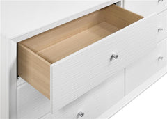 Janelle 6-drawer Dresser with Mirror White - 223653M