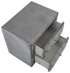 Deanna 2-drawer Rectangular Nightstand Grey - 205102