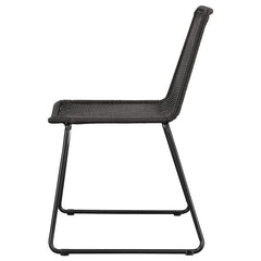 Dacy Upholstered Dining Chairs (Set of 2) Brown and Sandy Black - 192032