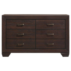 Kauffman 5-piece Eastern King Bedroom Set Dark Cocoa - 204391KE-S5