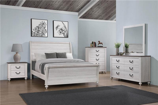 Stillwood 5-piece Eastern King Bedroom Set Vintage Linen - 223281KE-S5