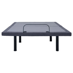 Negan Queen Adjustable Bed Base Grey and Black - 350132Q