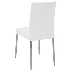 Maston Upholstered Dining Chairs White (Set of 4) - 120767WHT