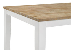 Hollis 5-piece Rectangular Dining Table Set Brown and White - 122241-S5