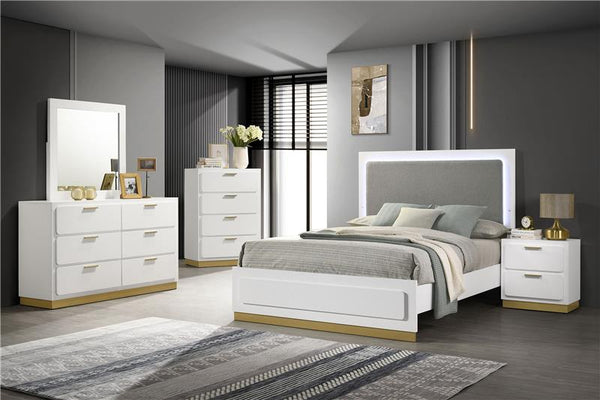 Caraway 6-drawer Dresser White - 224773