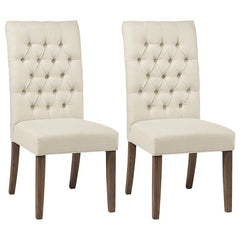 Douglas Tufted Back Dining Chairs Vineyard Oak (Set of 2) - 123052