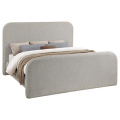 Wren Upholstered Queen Panel Bed Grey - 302052Q