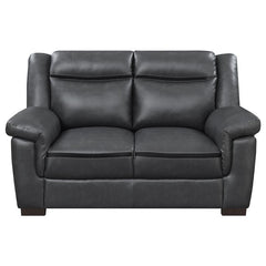 Arabella Upholstered Padded Arm Loveseat Grey - 506592