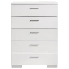 Jeremaine 5-piece California King Bedroom Set White - 300345KW-S5L