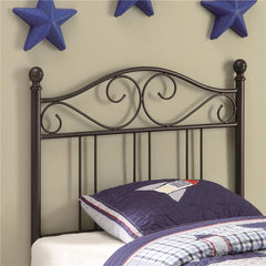Ellis Metal Twin Open Frame Headboard Dark Bronze - 450103T