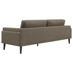 Rilynn Upholstered Track Arm Sofa Brown - 509521