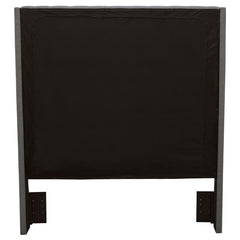 Camille Upholstered California King Panel Headboard Grey - 300621KWB1