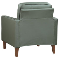 Jonah Upholstered Track Arm Accent Chair Green - 509656