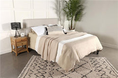Kosmo Upholstered King Panel Headboard Sand - 315993K