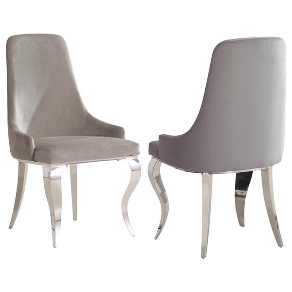 Antoine Upholstered Demi Arm Dining Side Chairs (Set of 2) - 108812