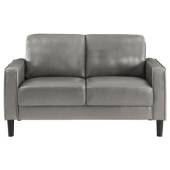 Ruth Upholstered Track Arm Loveseat Grey - 508366