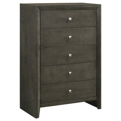 Serenity 5-piece Full Bedroom Set Mod Grey - 215841F-S5