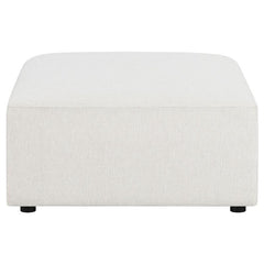 Freddie Square Upholstered Ottoman Pearl - 551643