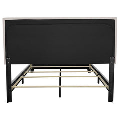 Boyd Upholstered Eastern King Panel Bed Ivory - 350051KE