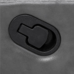 Conrad 3-piece Upholstered Padded Arm Motion Sofa Set Grey - 650354-S3