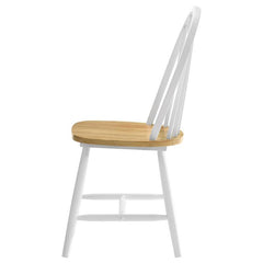 Cinder Wood Dining Side Chair White (Set of 4) - 4129