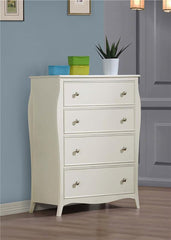 Dominique 4-drawer Bedroom Chest Cream White - 400565