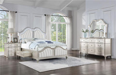 Evangeline 4-piece California King Bedroom Set Silver Oak - 223390KW-S4