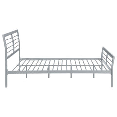 Cooper Metal Full Open Frame Bed Silver - 300201F