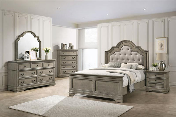 Manchester 5-piece California King Bedroom Set Wheat Brown - 222891KW-S5