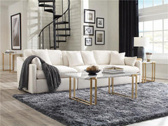 Hobson Upholstered LAF Chair Ivory - 551454LAF