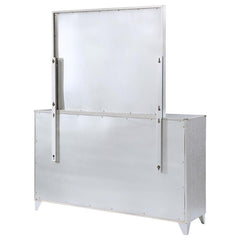 Larue 6-drawer Dresser with Mirror Silver - 224493M
