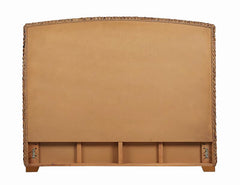 Laughton Woven Banana Leaf Eastern King Headboard Amber - 300501KEB1