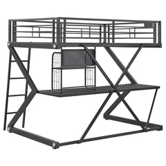 Parkview Full Workstation Loft Bed Black - 460092