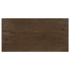 Reynolds Rectangular Dining Table Brown Oak - 107591